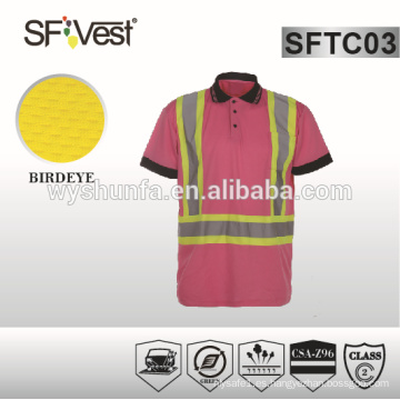 Ropa de alta visibilidad de la camiseta con la ropa protectora de la cinta de la alta visibilidad 3m confirma a CSA Z96-09